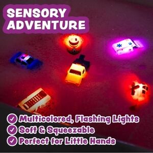 Colorful Flashing Light Toy Vehicles